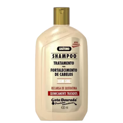 Imagem do produto Shampoo Gota Dourada Quimicamente Tratados 430Ml