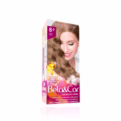 Imagem do produto BeautyColor Bela&Cor 8.0 Louro Claro - Coloração Permanente