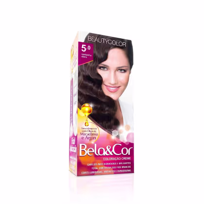 Imagem do produto BeautyColor Bela&Cor 5.0 Castanho Claro - Coloração Permanente
