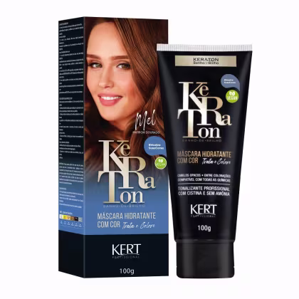 Imagem do produto Keraton Banho De Brilho Mel Escuro Cravo - Tonalizante 100g