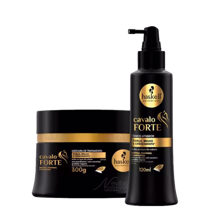 Imagem do produto Kit Haskell Cavalo Forte Máscara + Tônico (2 Produtos)