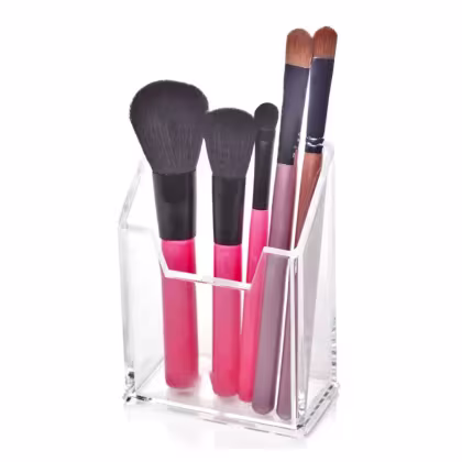 Imagem do produto Acrílico Store Cristal - Porta Pincéis Retangular