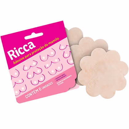 Imagem do produto Adesivo para proteção dos mamilos descartável ricca 03 pares