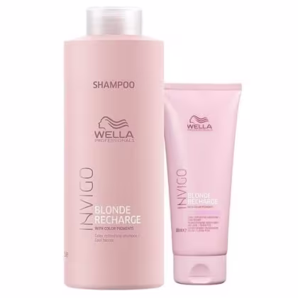 Imagem do produto Kit Wella Professionals Invigo Blonde Recharge Duo Care (2 Produtos)