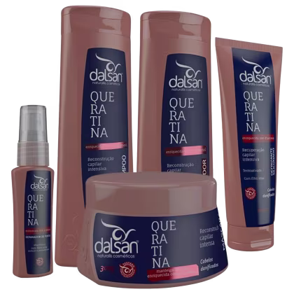 Imagem do produto Kit Dalsan Cosméticos Queratina (5 Produtos)