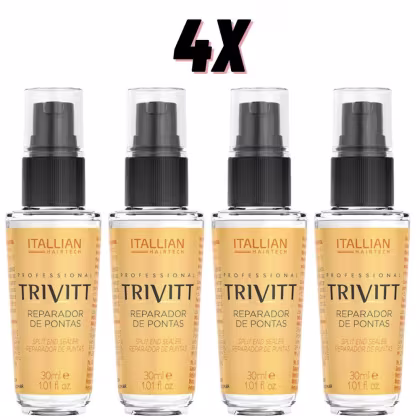 Imagem do produto Kit Trivitt 4 unidades de Óleo Reparador de Pontas duplas com Filtro Solar