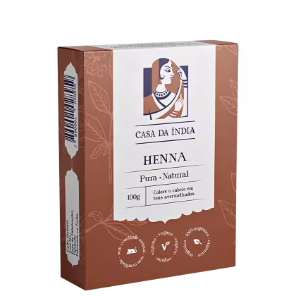 Imagem do produto Casa da Índia Pura + Natural - Henna para Cabelos 100g