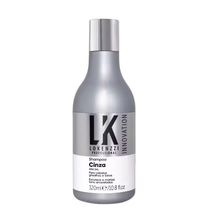 Imagem do produto Shampoo Cinza Lokenzzi Cabelos Grisalhos 320ml