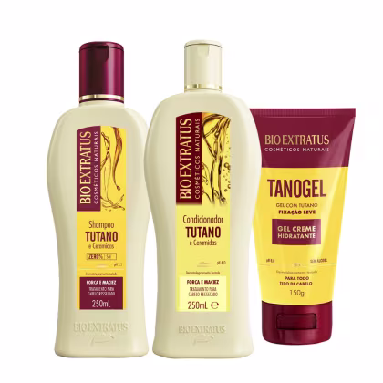 Imagem do produto Kit Bio Extratus Tutano Shampoo Condicionador e Gel Creme Hidratante (3 produtos)