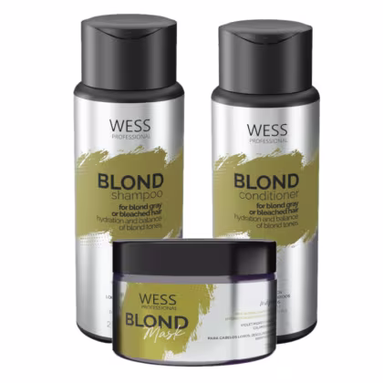 Imagem do produto Kit Wess Blond SH 250ml + Cond 250ml  + Mask 200ml