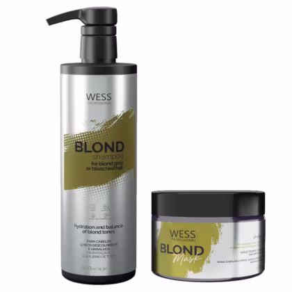 Imagem do produto Kit Wess Blond Shampoo 500ml + Mask 200ml