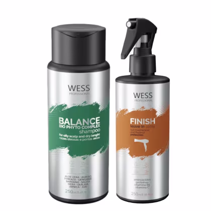 Imagem do produto Kit Wess Balance Shampoo 250ml + Finish Protector 250ml