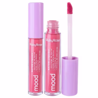 Imagem do produto Batom Líquido Mood Calm 07 Ruby Rose HB-566-S7