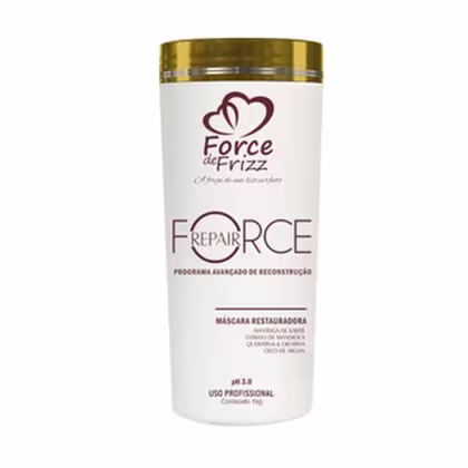 Imagem do produto Máscara Reconstrução Capilar Restauradora Force Repair Force de Frizz 1kg