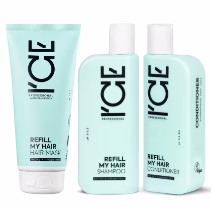 Imagem do produto Kit Ice Professional Refill My Hair Trio (3 Produtos)