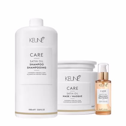 Imagem do produto Kit Keune Care Satin Oil Shampoo Trio de Tratamento (3 Produtos)