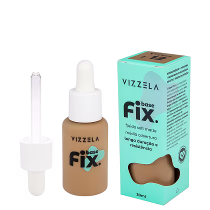 Imagem do produto Vizzela Cosméticos Fix Cor 12 - Base Líquida 30ml