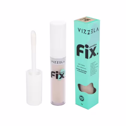 Imagem do produto Vizzela Cosméticos Fix Cor 1 - Corretivo Líquido 7g