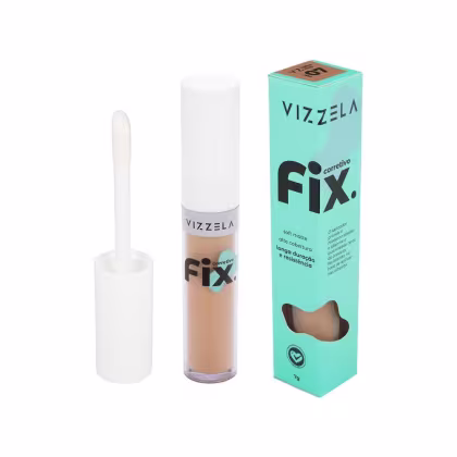 Imagem do produto Vizzela Cosméticos Fix Cor 7 - Corretivo Líquido 7g