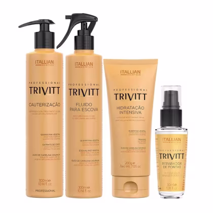 Imagem do produto Kit Trivitt Cauterização Capilar Pós Química Home Care (4 Produtos)