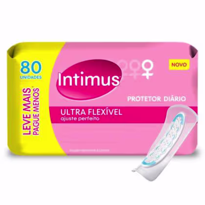Imagem do produto Intimus Ultra Flexível - Protetor Diário Sem Abas (80 Unidades)