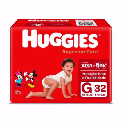 Imagem do produto Huggies Supreme Care Disney Baby G - Fralda (32 Unidades)