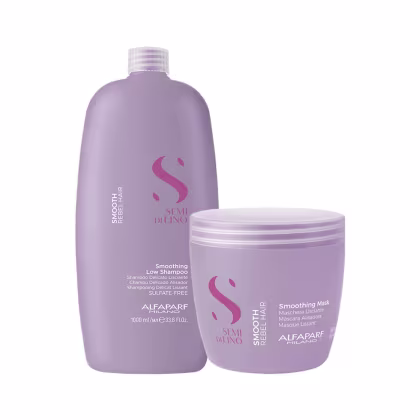 Imagem do produto Kit Alfaparf Semi Di Lino Smooth Smoothing Duo Salon (2 Produtos)