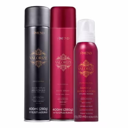Imagem do produto Kit Amend Valorize Mousse e Sprays Grande (3 Produtos)