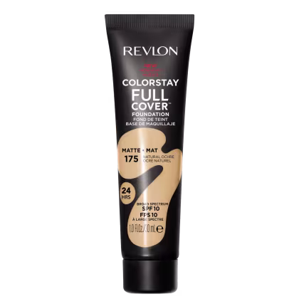 Bisnaga preta com uma parte transparente na parte frontal do rótulo onde é possível identificar a cor da base.