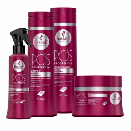Imagem do produto Kit Haskell Pós Progressiva Home Care (4 Produtos)
