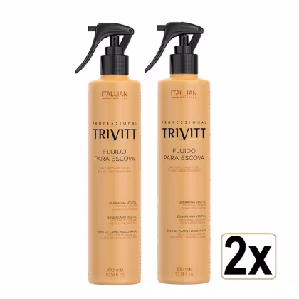 Imagem do produto Itallian Trivitt Kit 2 Fluido Para Escova Protetor Térmico 300ml