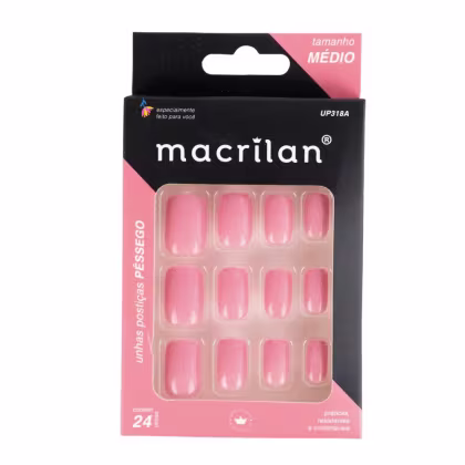 Imagem do produto Unha Postiça Macrilan Pêssego