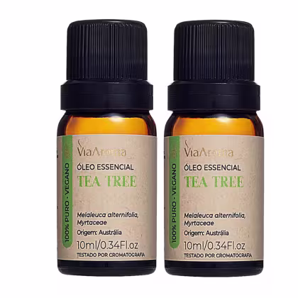 Imagem do produto Óleo Essencial De Tea Tree 100% Puro Via Aroma 2unidades