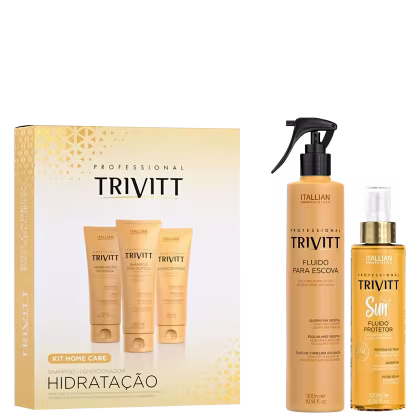Imagem do produto Kit Home Care (3 produtos) + Fluido Escova + Protetor Solar Trivitt Sun