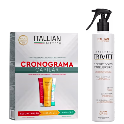 Imagem do produto Cronograma Capilar (3 produtos) + Segredo do Cabeleireiro Trivitt