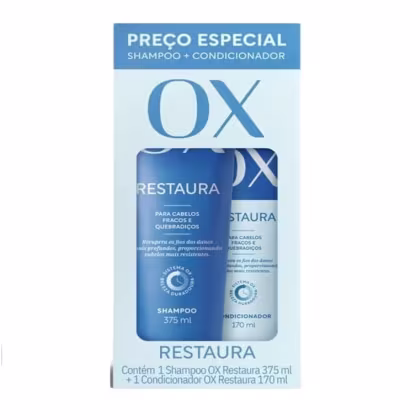 Imagem do produto Kit OX Cosméticos Restaura Duo (2 Produtos)