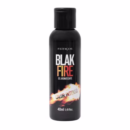 Imagem do produto Gel Aromatizante Beijável Blak Fire Calor Intenso de 40ml Feitiços