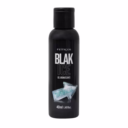 Imagem do produto Gel Aromatizante Beijável Blak Ice Superfresh de 40ml Feitiços
