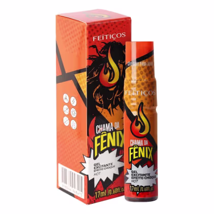 Imagem do produto Gel Excitante Chama da Fênix Hot Efeito de Choque e Caloroso 17ml Feitiços