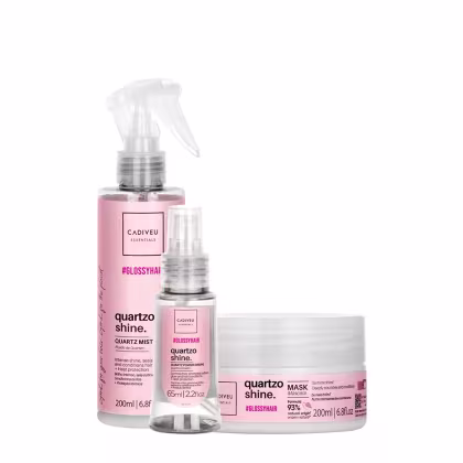 Imagem do produto Kit Cadiveu Essentials Quartzo Shine Fluído Óleo e Máscara (3 produtos)