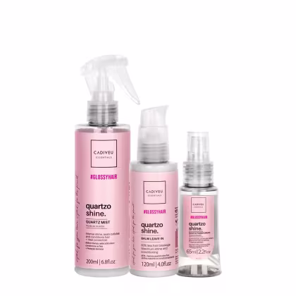 Imagem do produto Kit Cadiveu Professional Quartzo Shine Fluído Balm e Óleo (3 produtos)