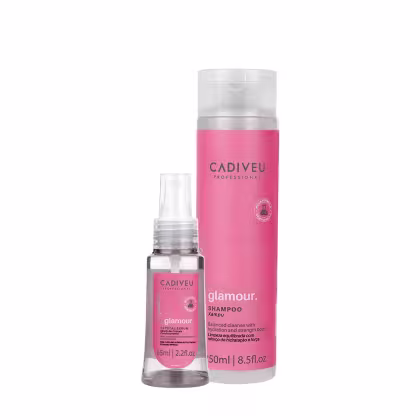 Imagem do produto Kit Cadiveu Profissional Essentials Glamour Shampoo e Sérum (2 produtos)