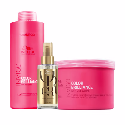 Imagem do produto Kit Wella Professionals Invigo Color Brilliance Reflections Salon (3 Produtos)