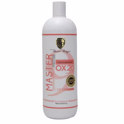Emulsão Reveladora 20 Volumes Robson Peluquero Master Mechas, 900ml.