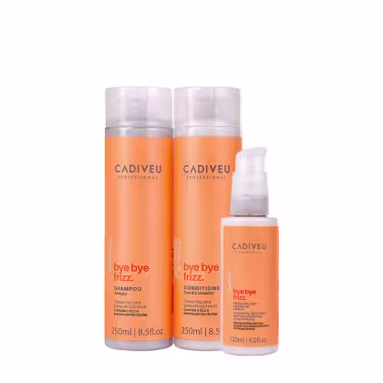 Imagem do produto Kit Cadiveu Professional Bye Bye Frizz Shampoo Condicionador e Leave-in (3 produtos)