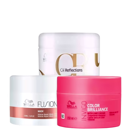 Imagem do produto Kit Wella Professionals Cronograma Capilar Color Perfect (3 Produtos)