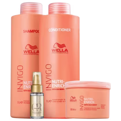 Imagem do produto Kit Wella Professionals Invigo Nutri-Enrich Shine Salon (4 Produtos)