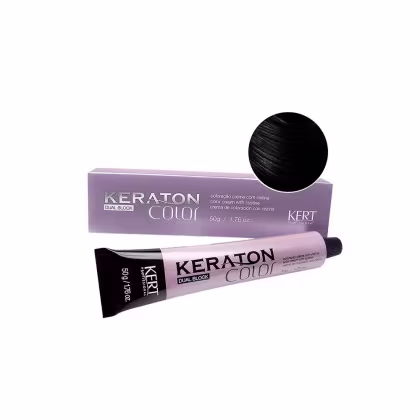 Imagem do produto Keraton Color Dual Block 1 Preto - Coloração Permanente 50g