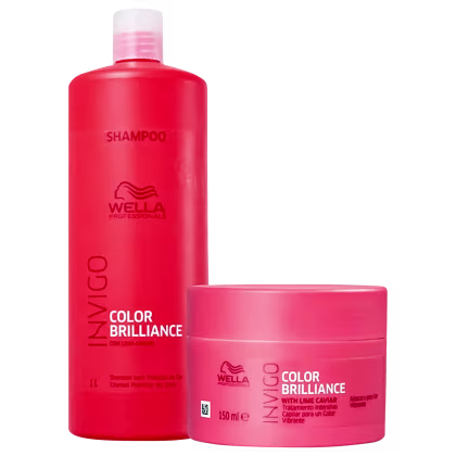 Imagem do produto Kit Wella Professionals Invigo Color Brilliance Duo Salon Essential (2 Produtos)