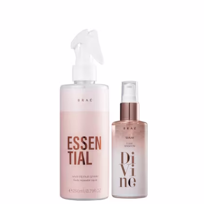 Imagem do produto Kit Leave Essential 260ml e Sérum Divine 60ml - Braé